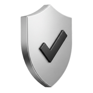 Símbolo de verificación en 3D ubicado en la sección de cómo funciona de VenciFirme