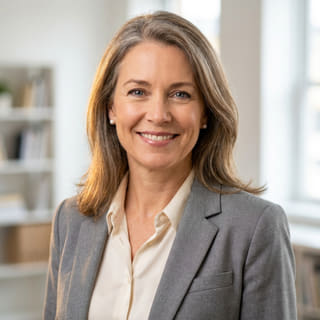 Foto de perfil de Sarah Coleman, identificada como Directora Financiera en VenciFirme